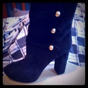 michael kors livvy suede ankle boot